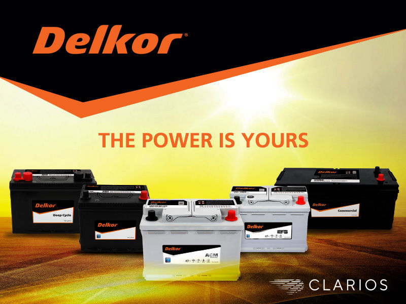 Delkor automotive, commercial and deep-cycle batteries